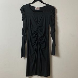 Laurence Fitted Gathered Dress